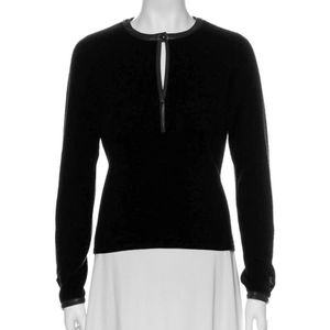 Merino wool crew neck sweater